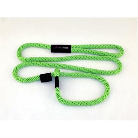 SOFT LINES Soft Lines P21006LIMEGREEN Dog Slip Leash 0.62 In. Diameter By 6 Ft. - Lime Green P21006LIMEGREEN